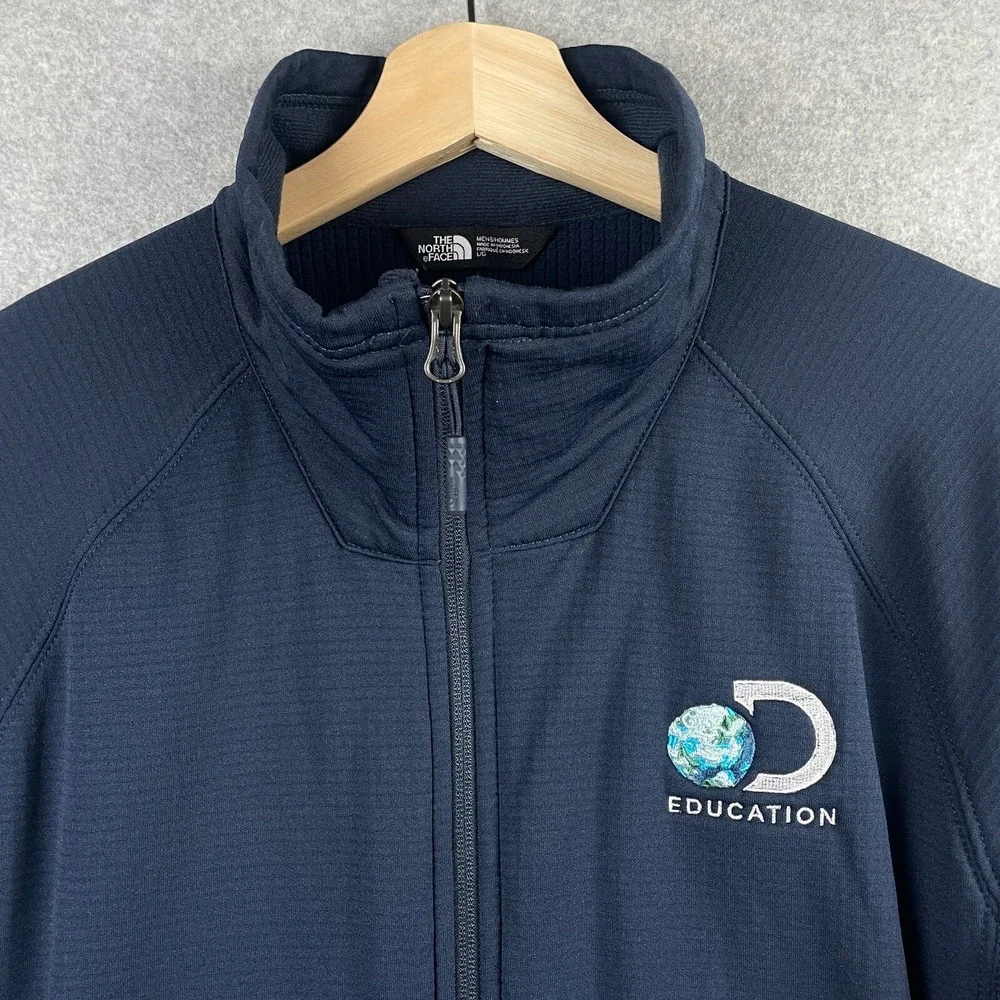 The North Face Jacket Mens Large Blue Mountain Peaks Full Zip Fleece‎ Track